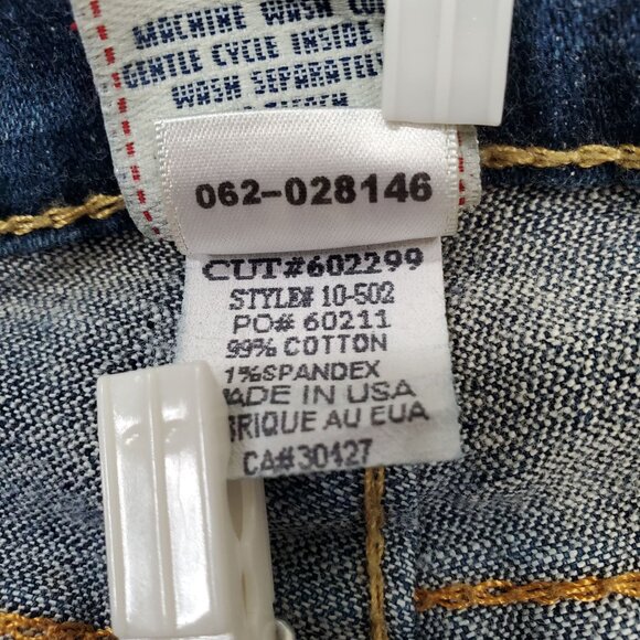 True Religion Women 28 Jeans Dark Low Rise Skinny Stretch Denim Classic Logo - Picture 11 of 13